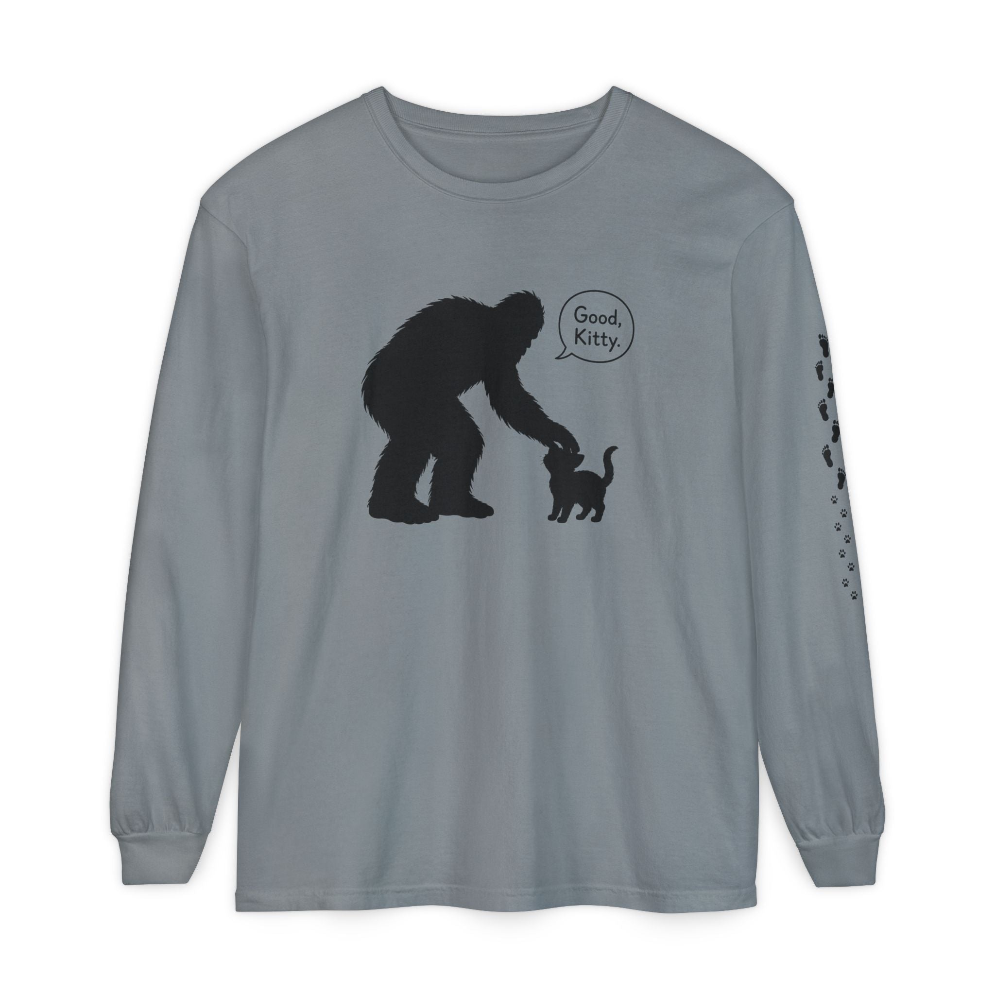 Bigfoot & Kitty “Good, Kitty.” Long Sleeve Shirt