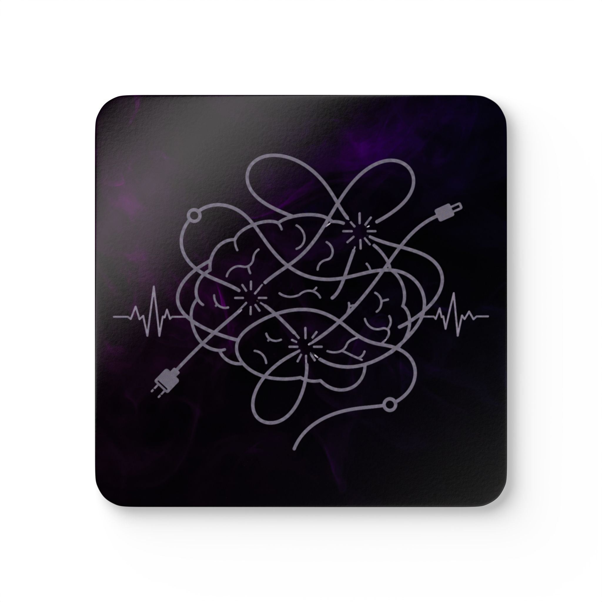 Tangled Brain Epilepsy Awareness Coaster Set