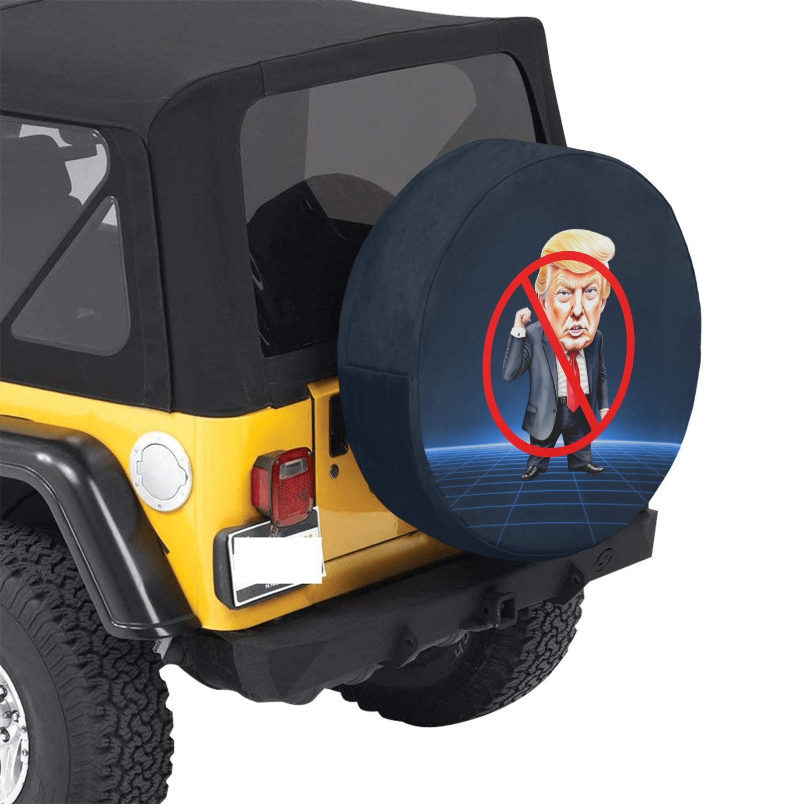Anti-Trump Spare Tire Cover (Medium)(16")