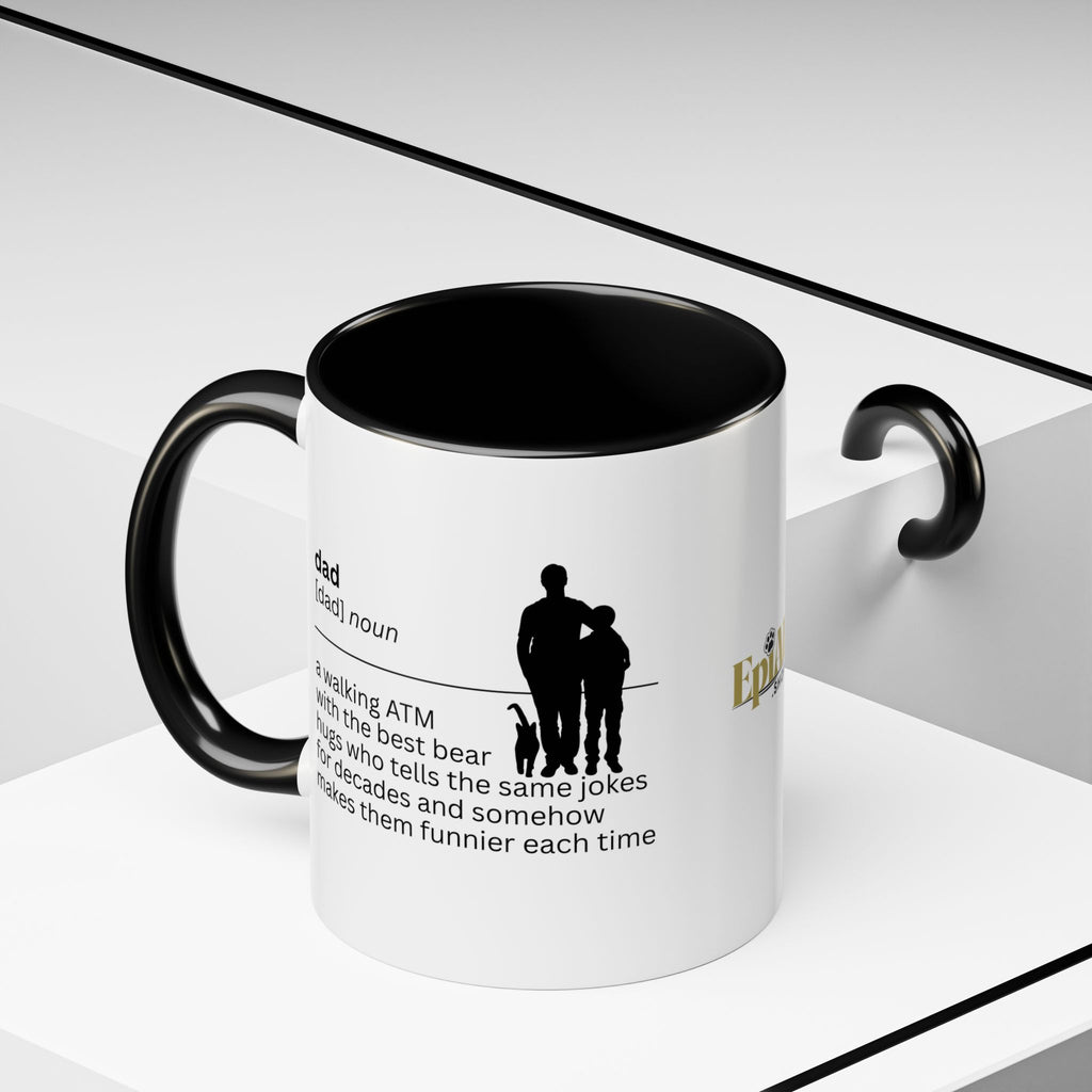 Dad ATM Accent Coffee Mug - Perfect Gift for Dads