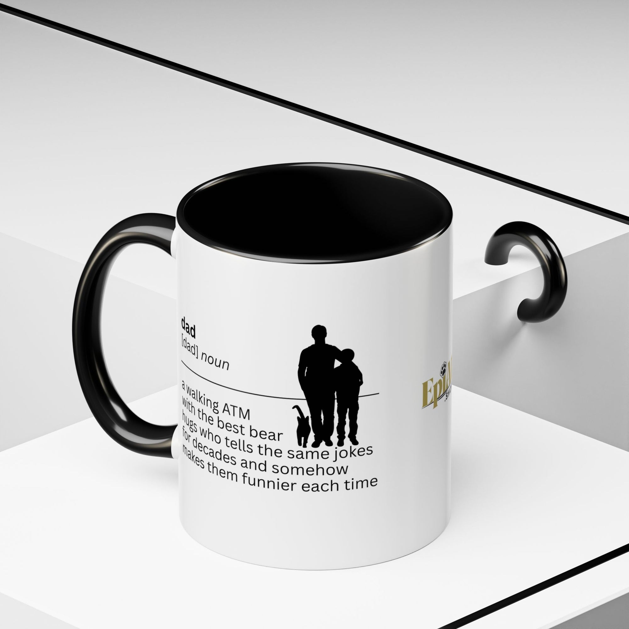 Dad ATM Accent Coffee Mug - Perfect Gift for Dads