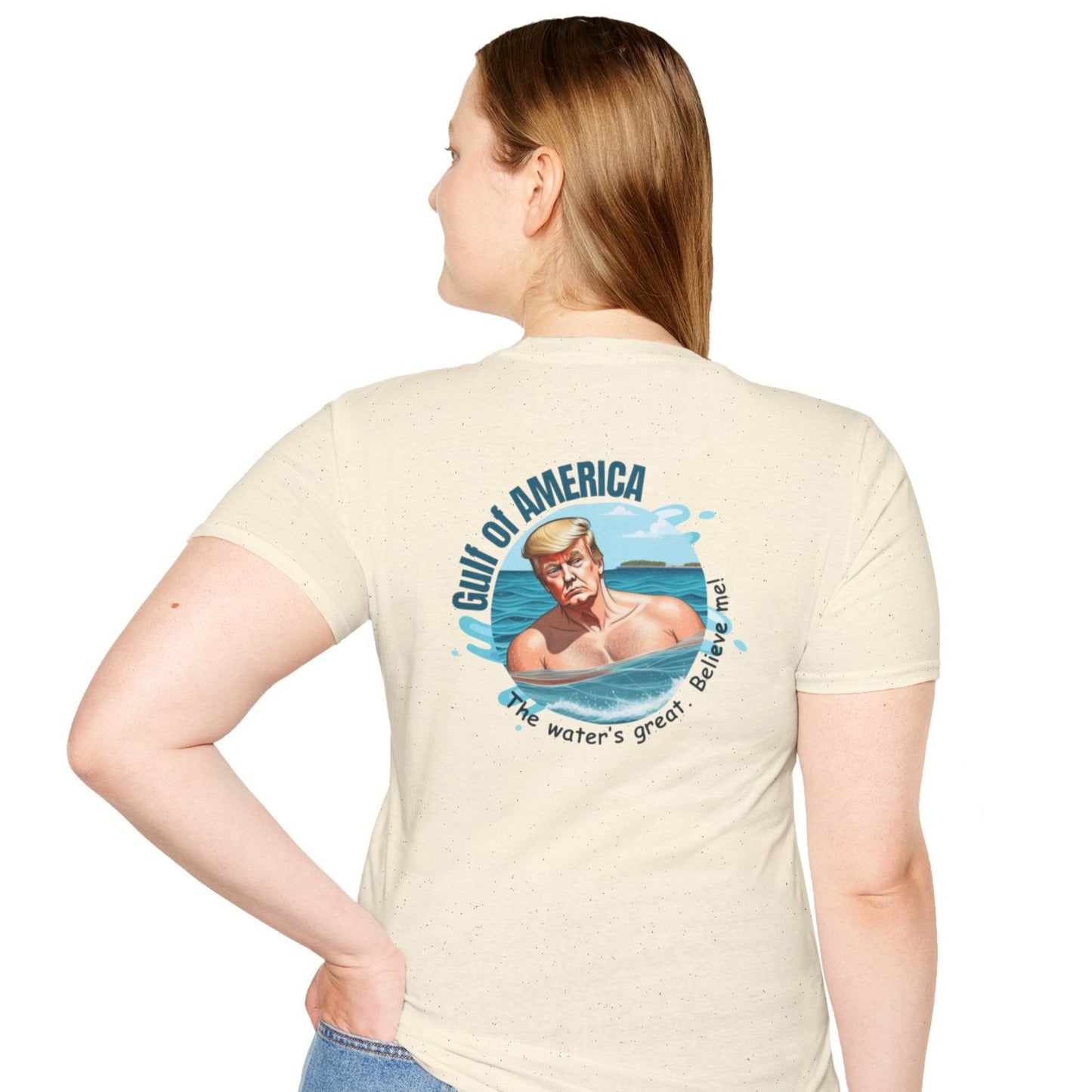 Unisex Softstyle T-Shirt - Gulf of America Design