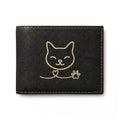 Cat People Get It RFID Slim Bifold Wallet