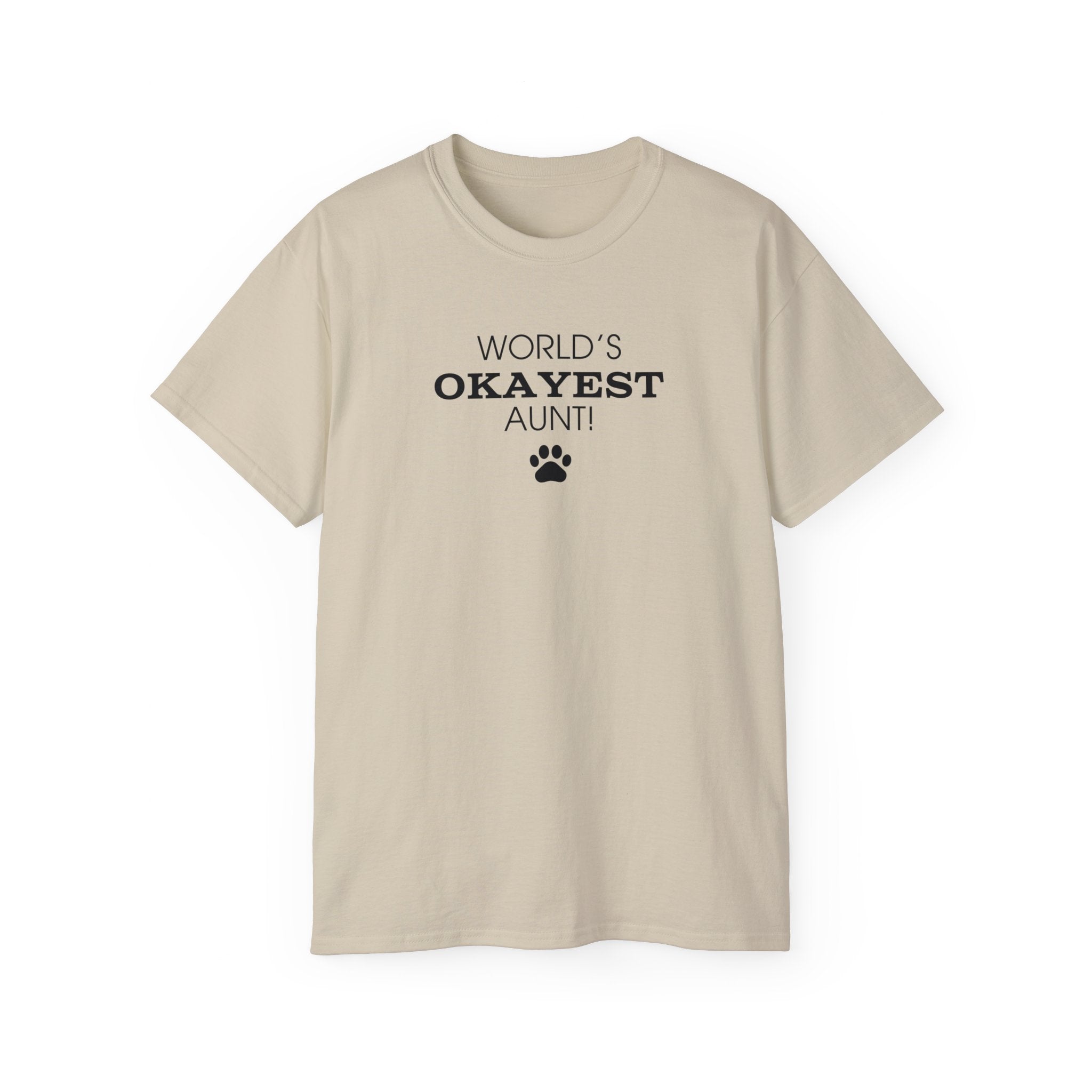 World's Okayest Aunt Ultra Cotton Tee - T - Shirt - Epileptic Al’s Shop