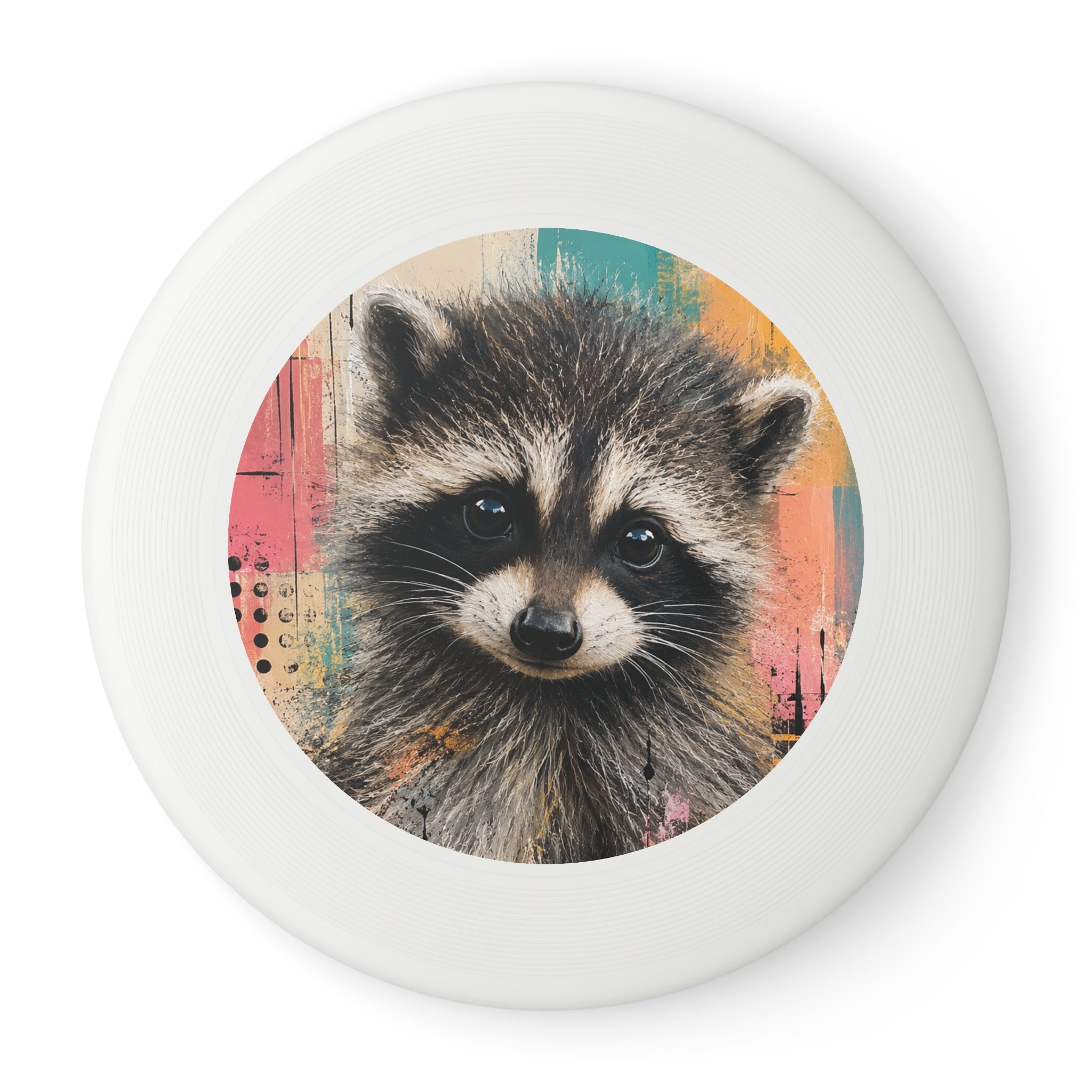 Jimothy Raccoon Flying Disc: Colorful Outdoor Frisbee