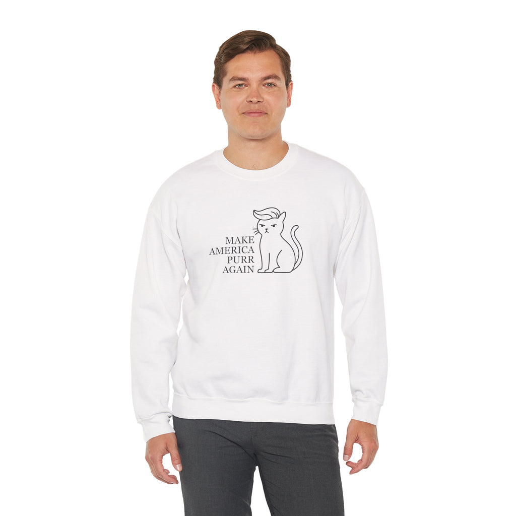 “Make America Purr Again” Parody Cat Sweatshirt