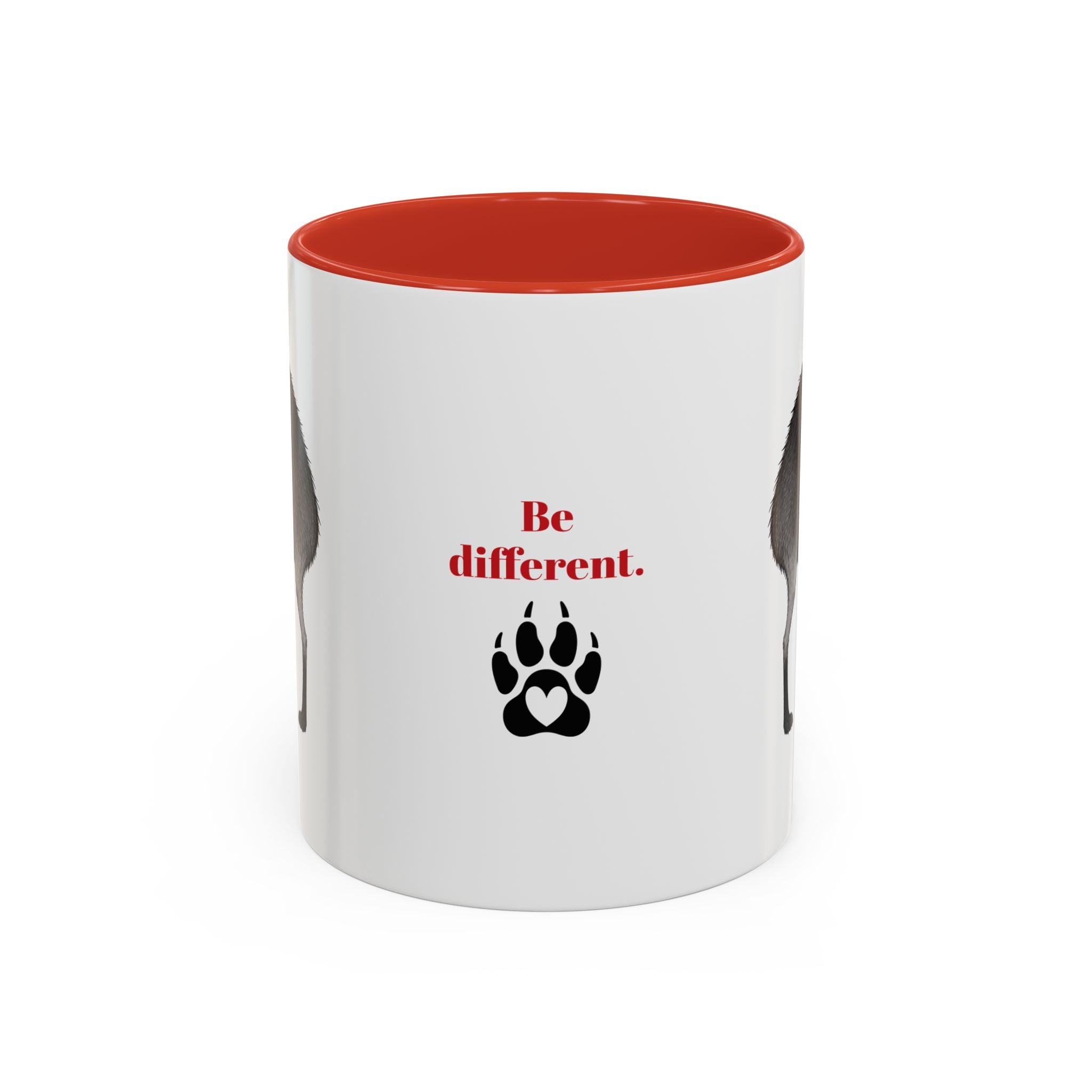 Jimothy “Be Different” Raccoon Mug