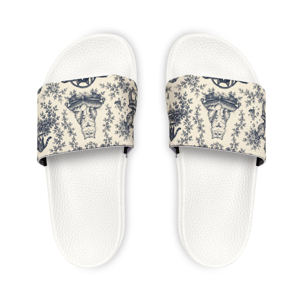 Toile Cats Slide Sandals (Removal Straps)