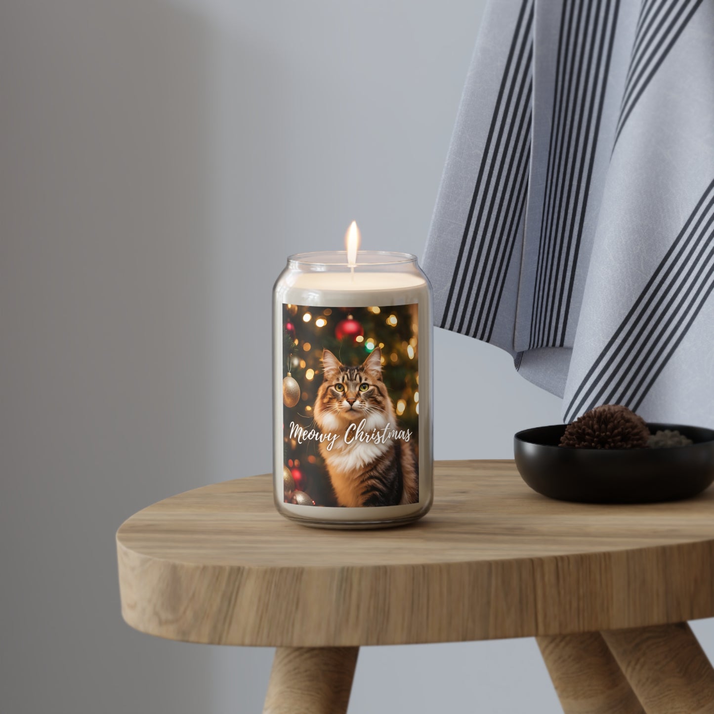 Meowy Christmas Scented Candle, 13.75oz