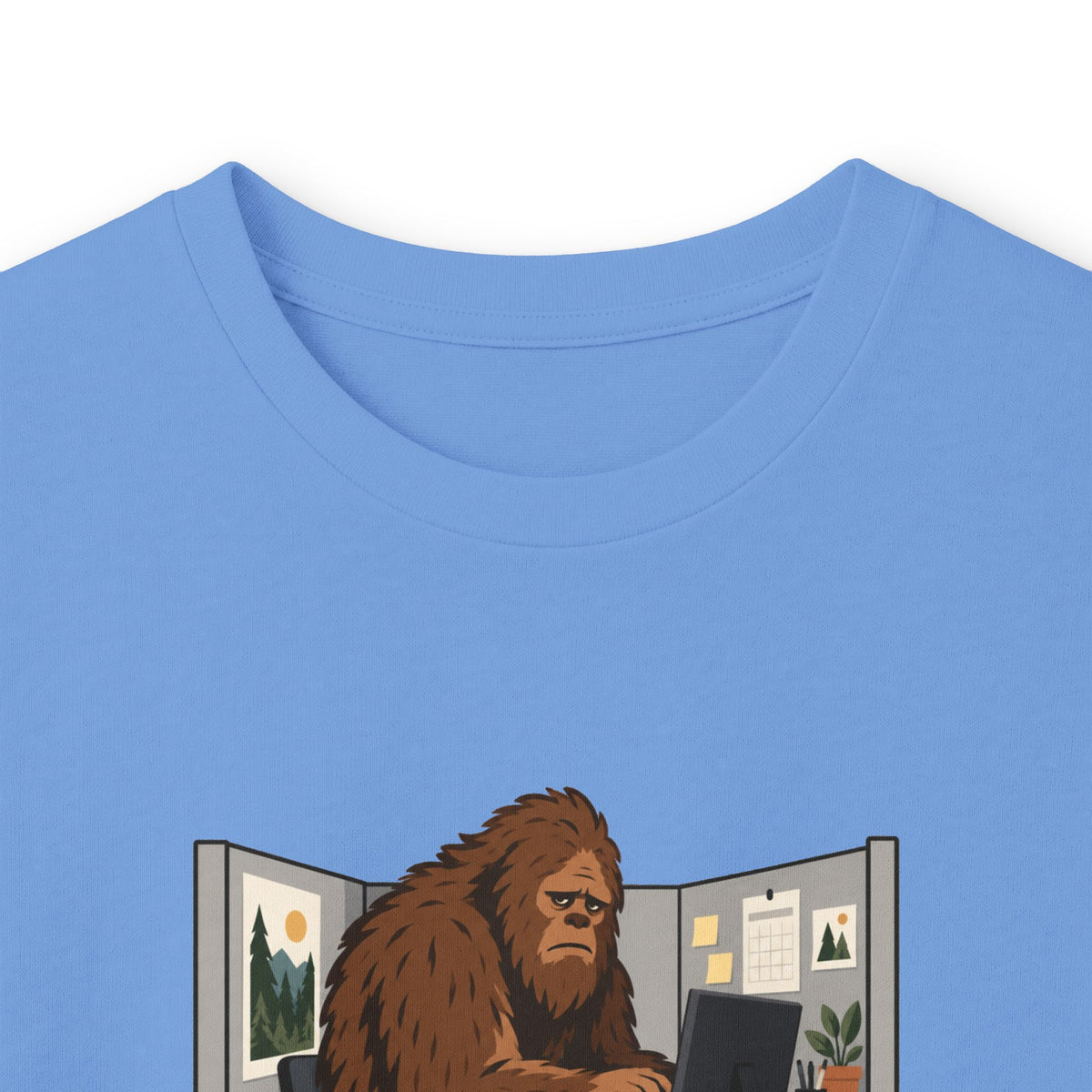 Tough Times Hit Everyone Bigfoot Long Sleeve Shirt | Funny Sasquatch Office Tee