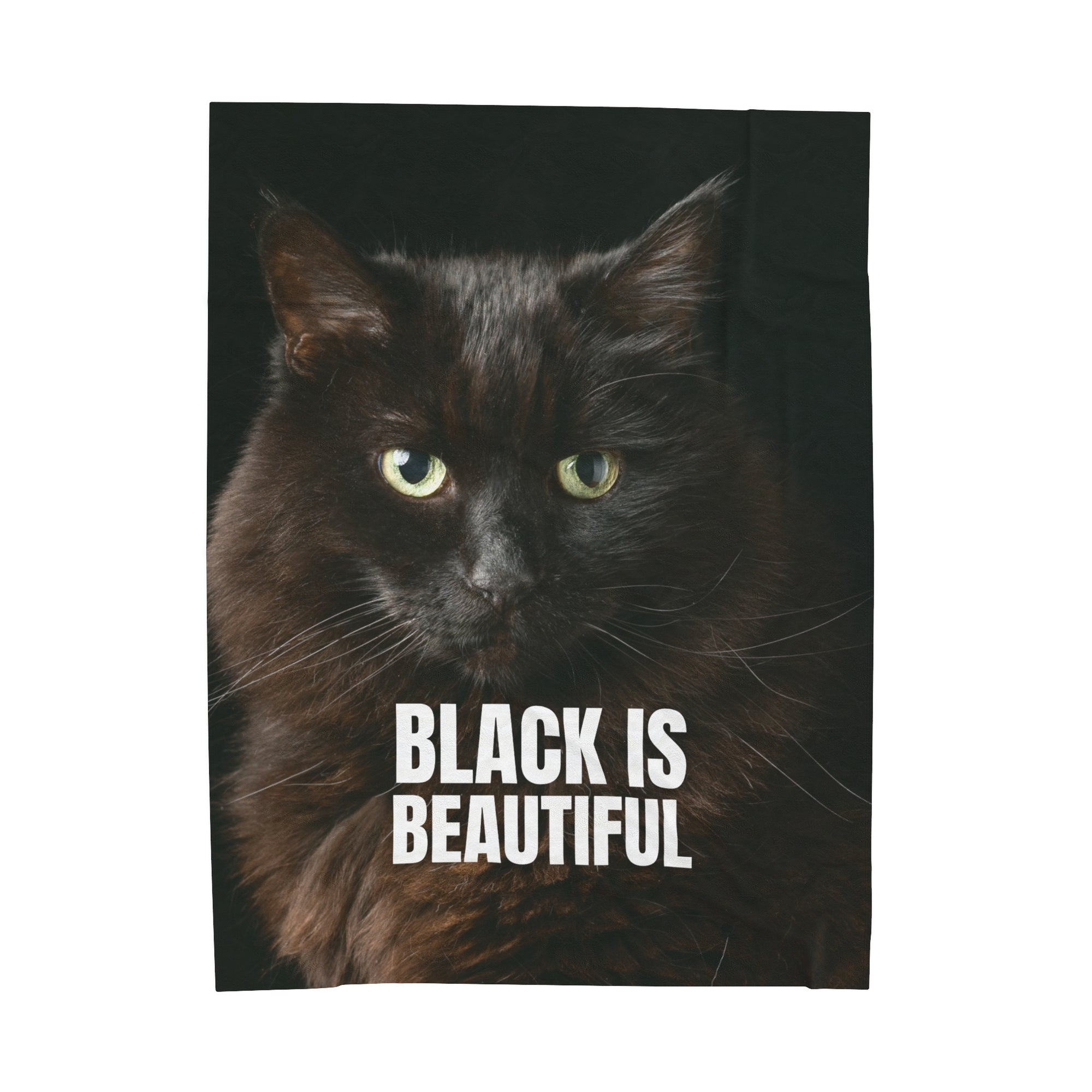 Black is Beautiful Velveteen Plush Blanket