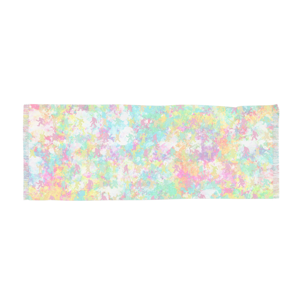 Hide & Squatch | Colorful Tie-Dye Hidden Bigfoot Scarf