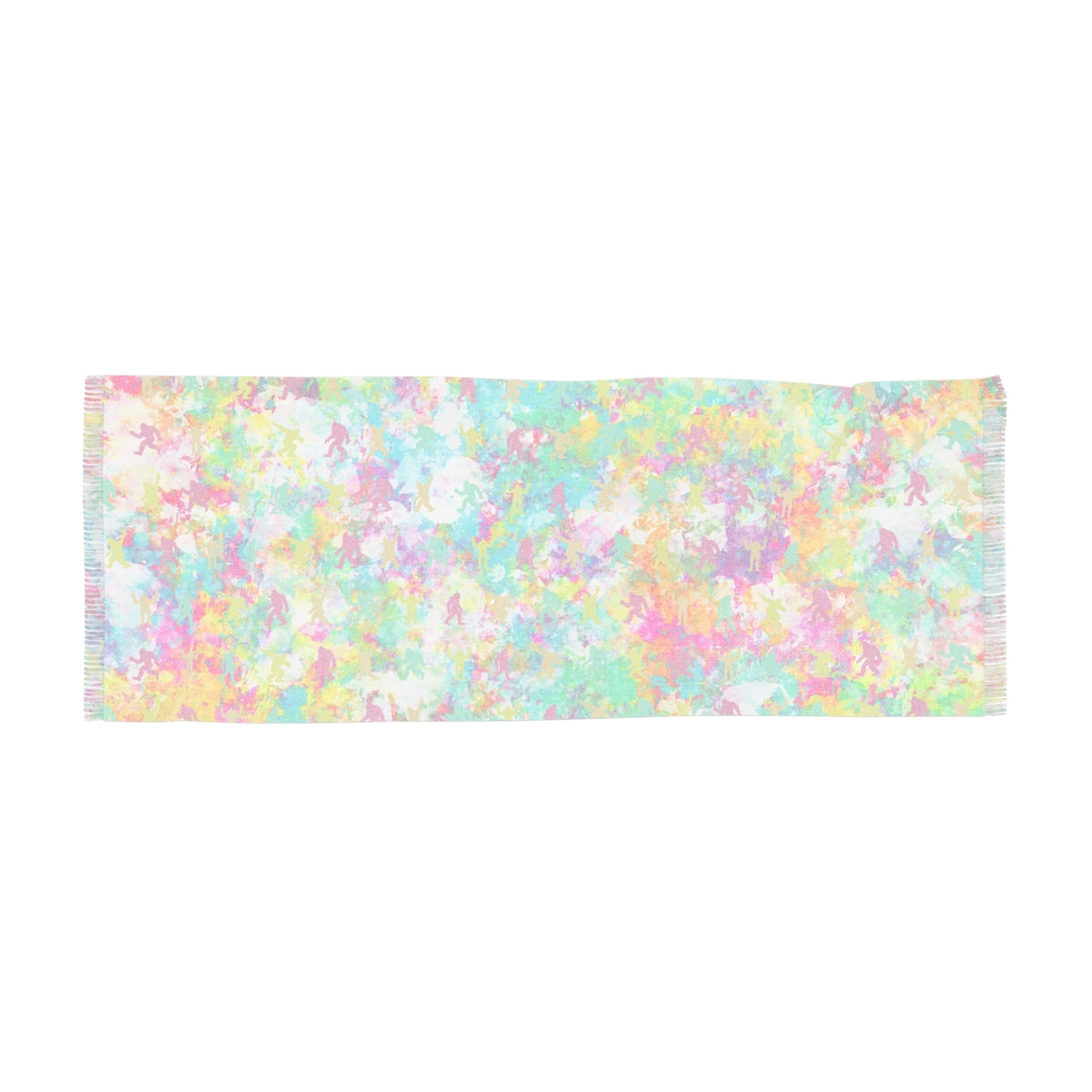 Hide & Squatch | Colorful Tie-Dye Hidden Bigfoot Scarf