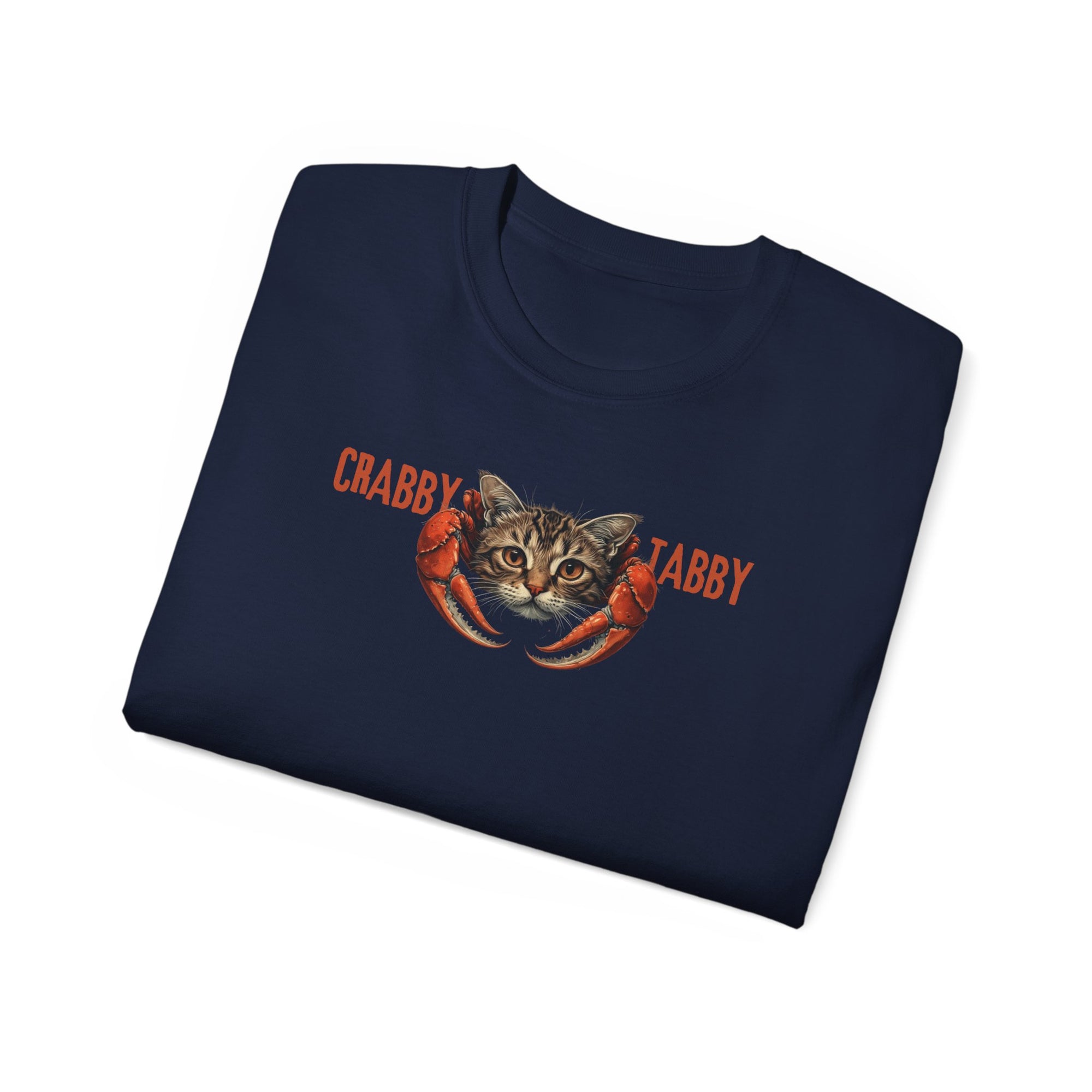 Crabby Tabby Cat Lover Unisex Tee