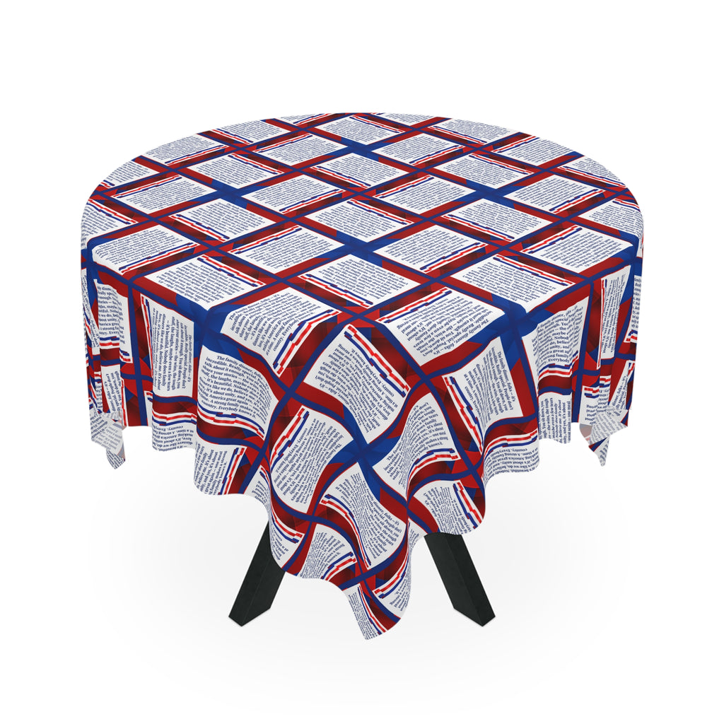 Make Family Dinners Great Again Parody Tablecloth – Funny Political Décor