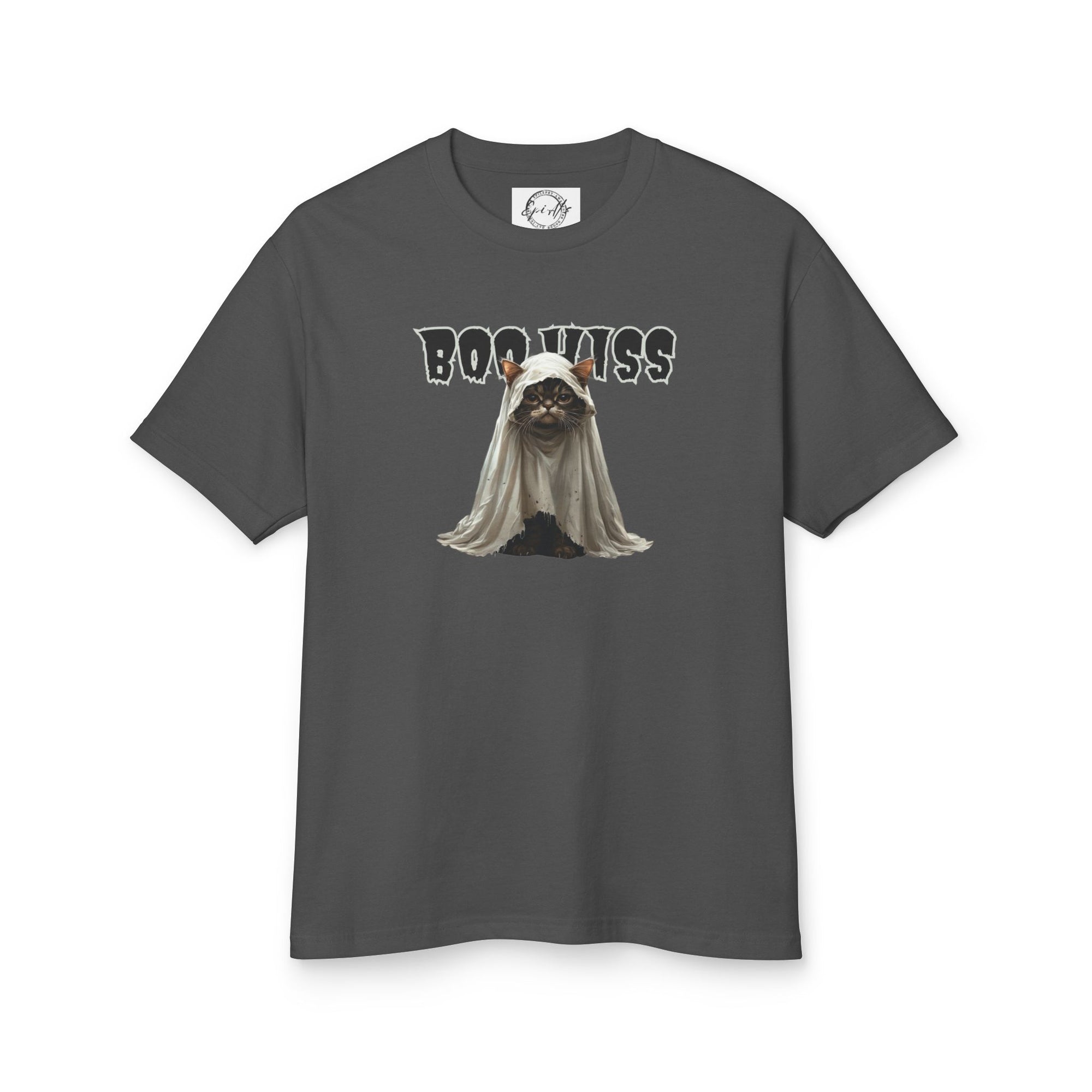 Boo Hiss Ghost Kitty Unisex Tee, Halloween Shirt