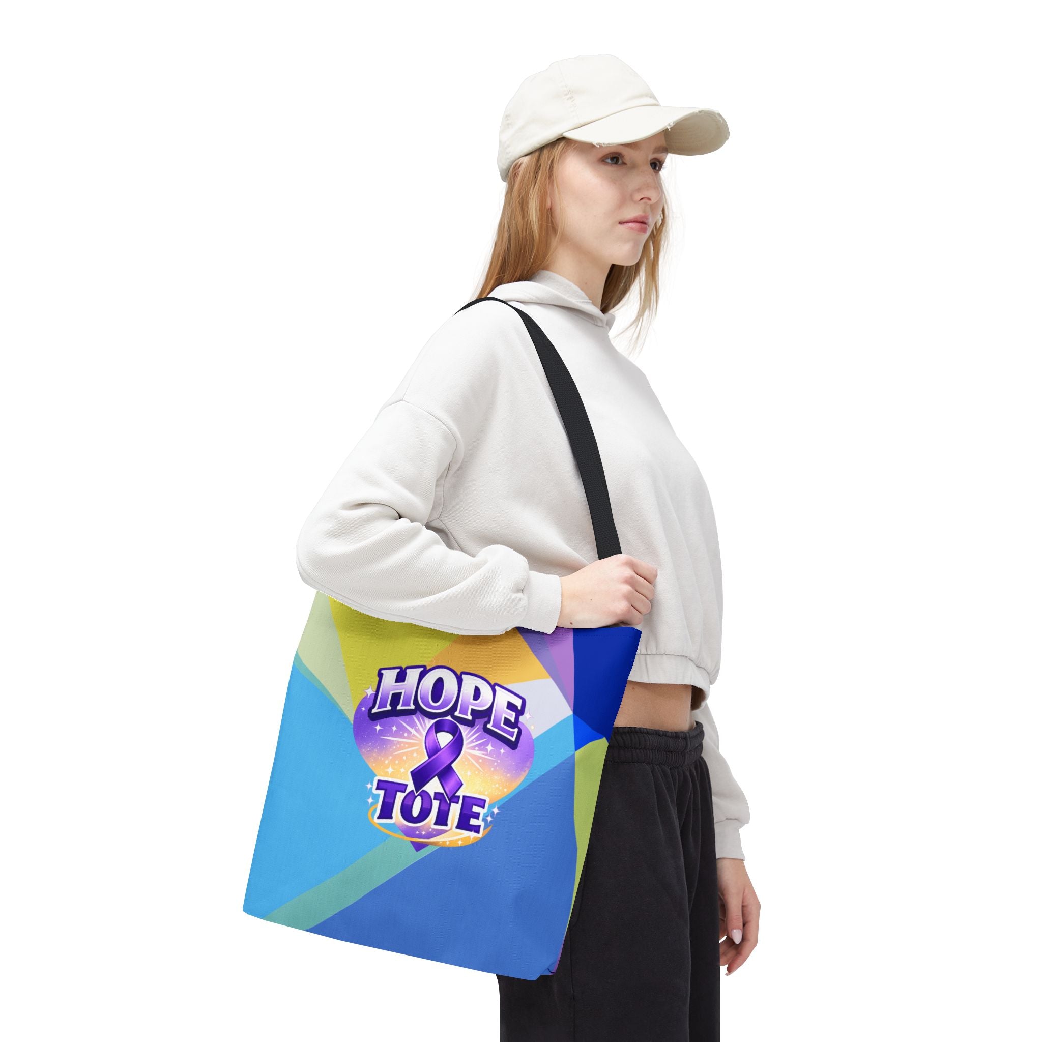 Hope Tote Epilepsy Awareness Ribbon Tote Bag