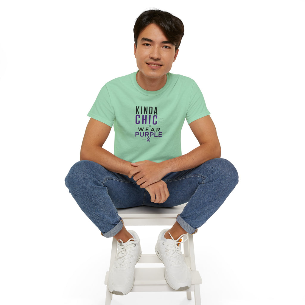 Kinda Chic to Wear Purple Epilepsy Awareness T-Shirt