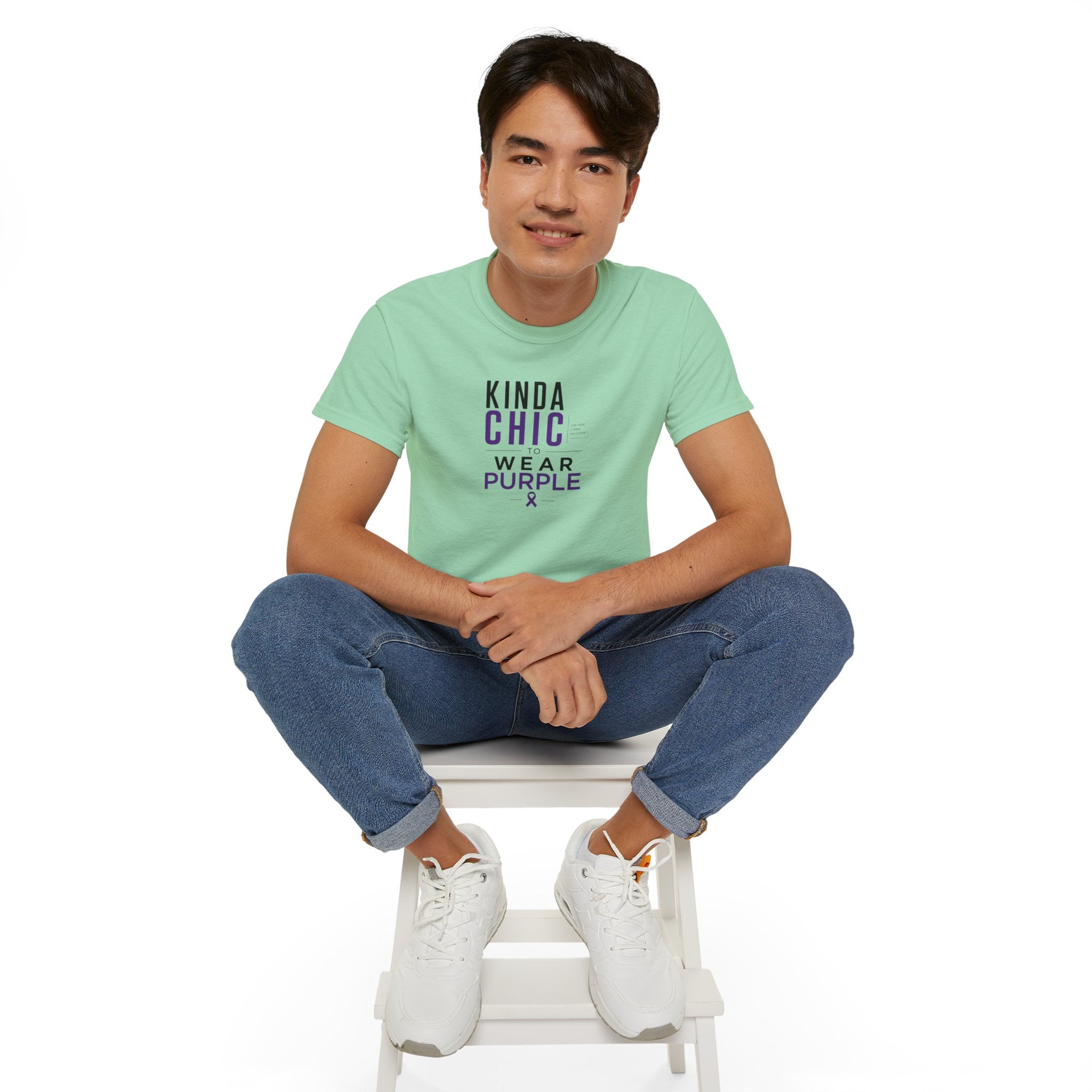 Kinda Chic to Wear Purple Epilepsy Awareness T-Shirt