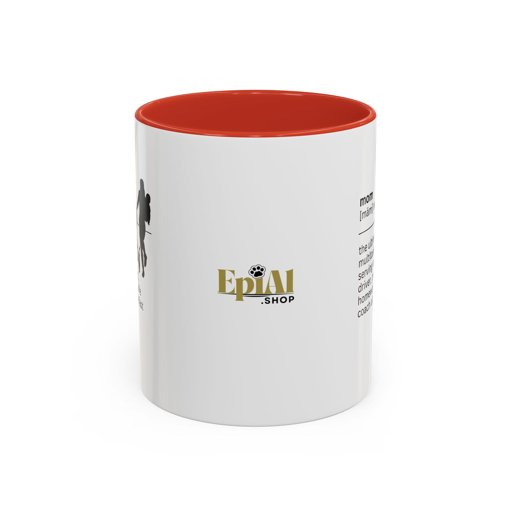 Mom Multitasker Accent Coffee Mug - Perfect Gift for Moms