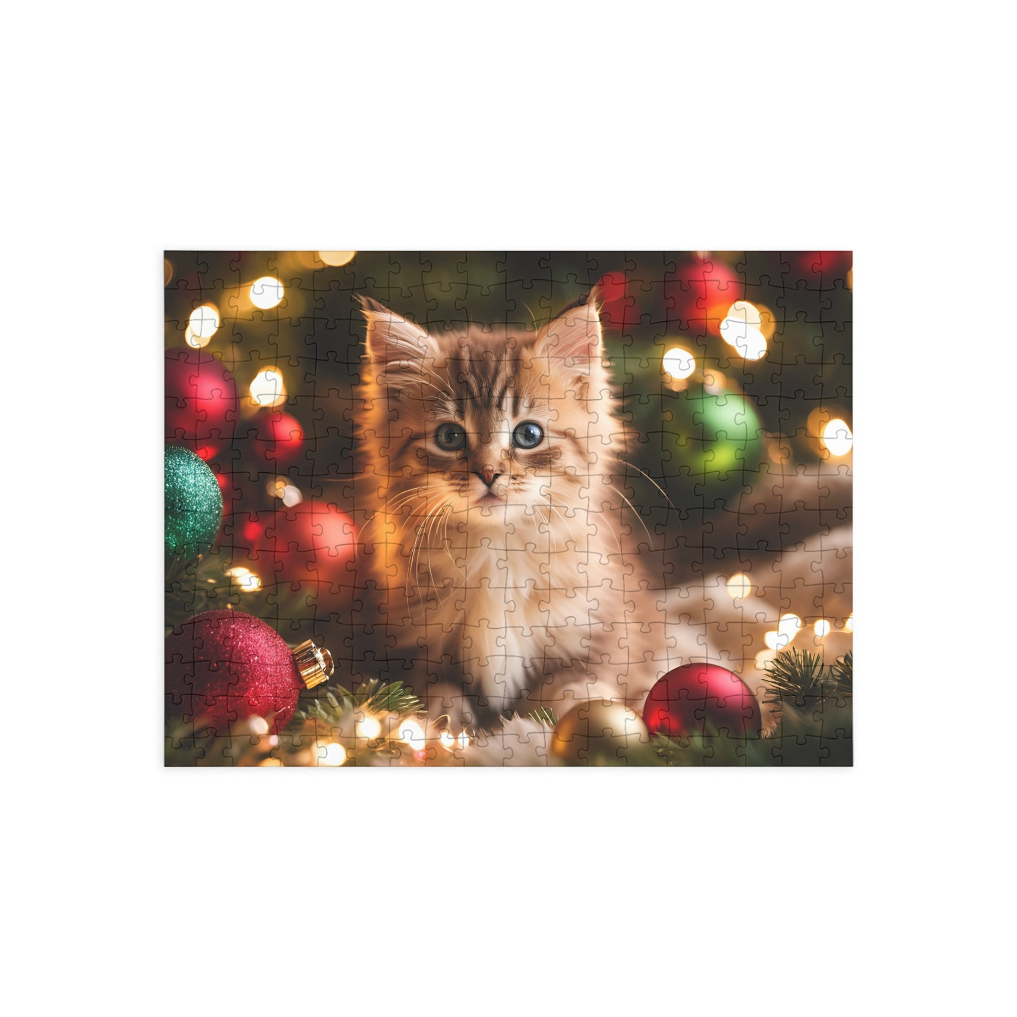 Kitten Christmas Puzzle (96, 252, 500, 1000-Piece) - EpiAl's Shop