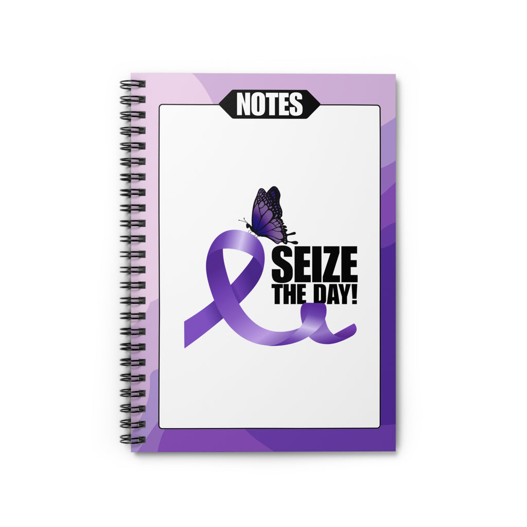 Epilepsy Butterfly Spiral Ruled-Lined Notebook