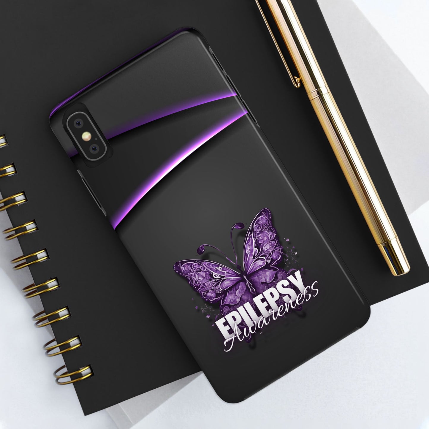 Epilepsy Awareness Butterfly Tough Phone Cases