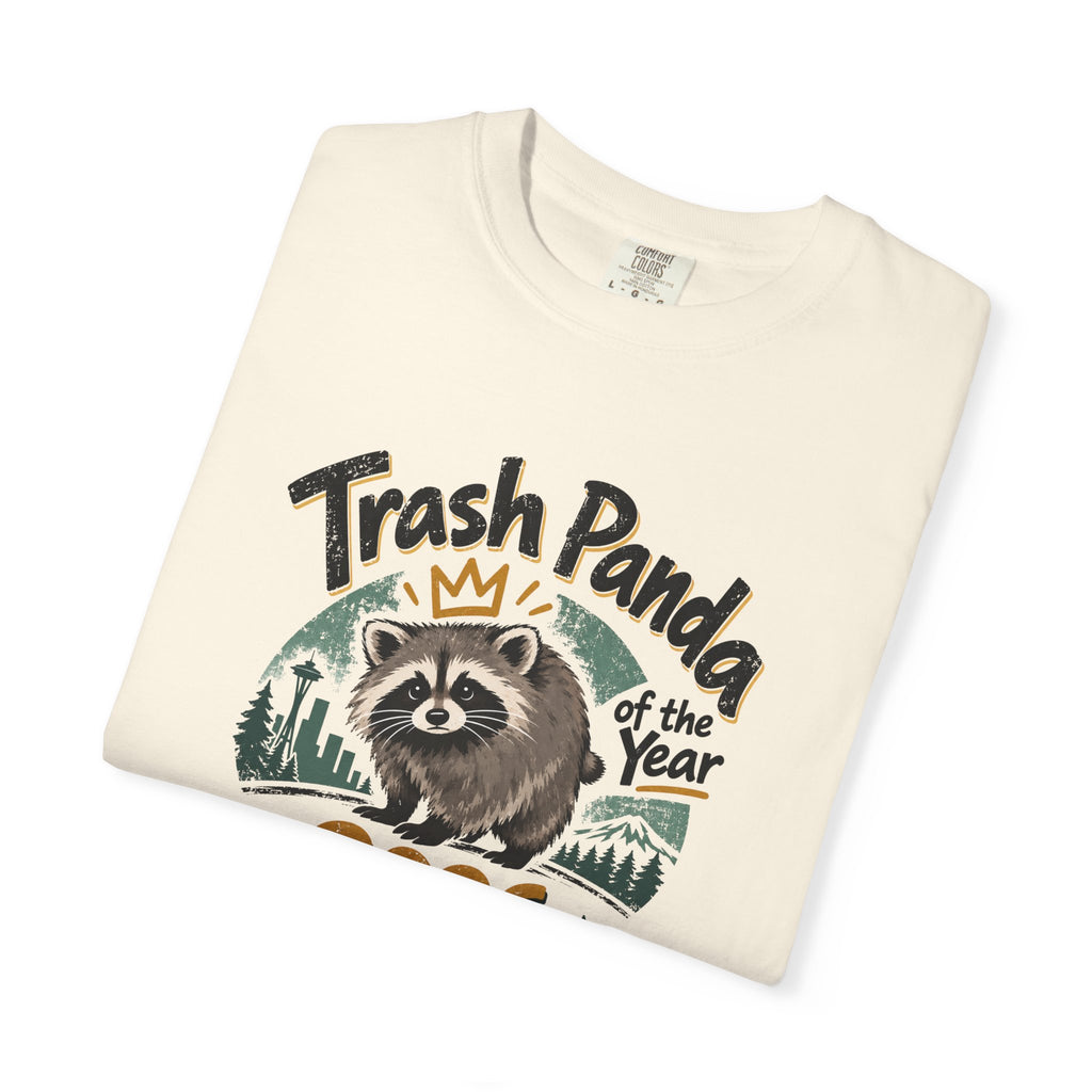 Trash Panda of the Year 2026 Garment-Dyed T-Shirt | Jimothy-Inspired Raccoon Tee