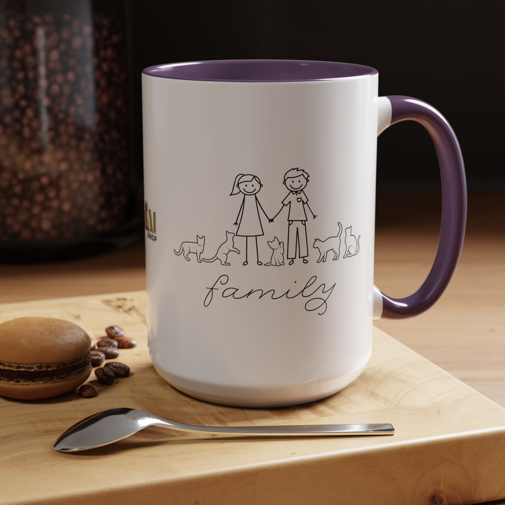Family First Accent Coffee Mug