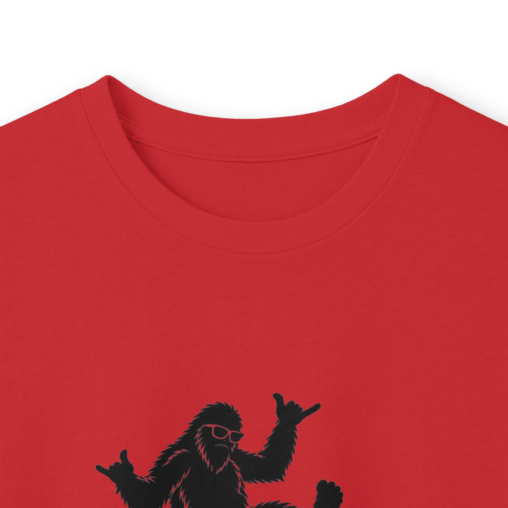 Squatch Scratch Long Sleeve Tee — Bigfoot Graphic Shirt