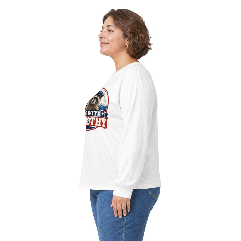 I’m With Jimothy Raccoon Long Sleeve T-Shirt