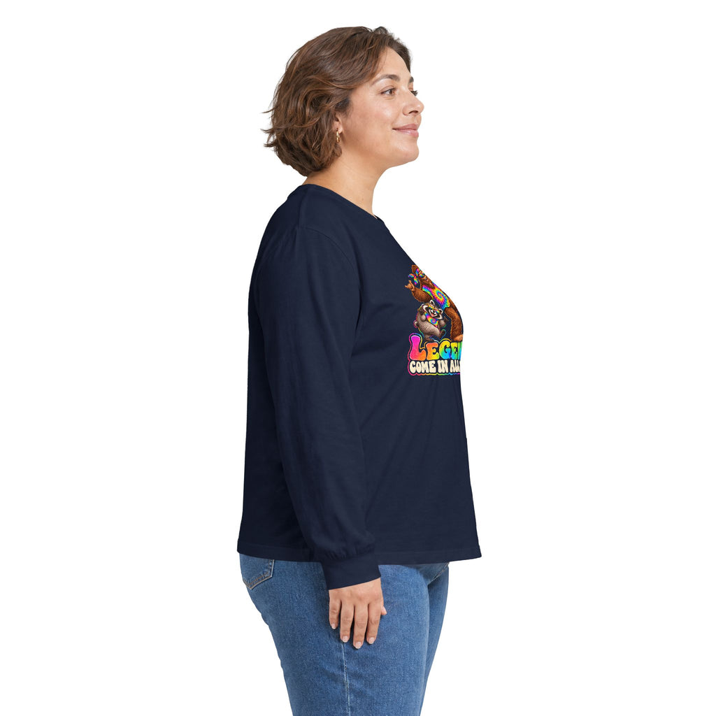 Legends Come in All Shapes | Bigfoot & Jimothy Retro Long-Sleeve Tee