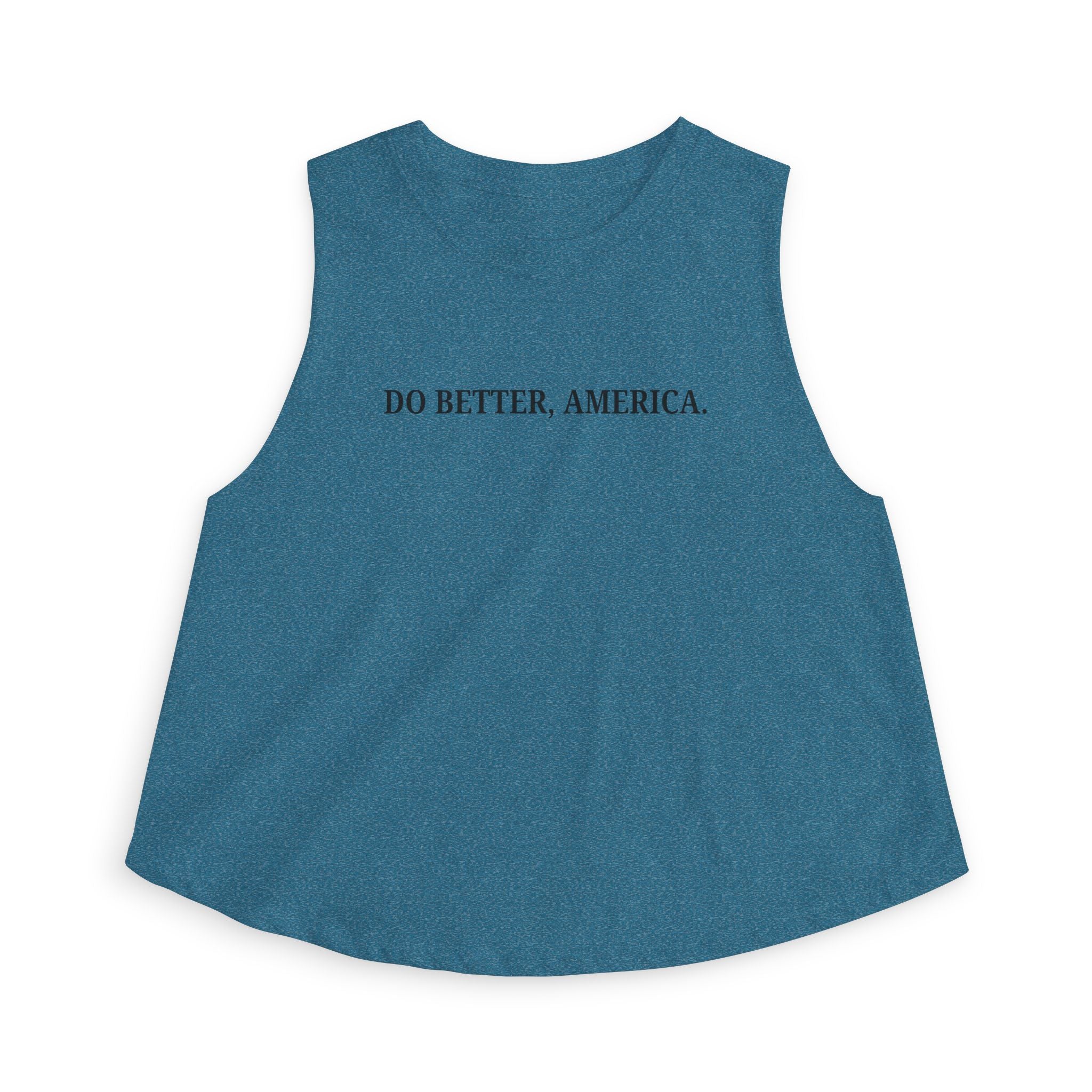 Do Better, America Crop Tank – Statement Cropped Sleeveless Top