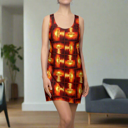 Sunset Gulf of Mexico Vibes Racerback Dress Printify