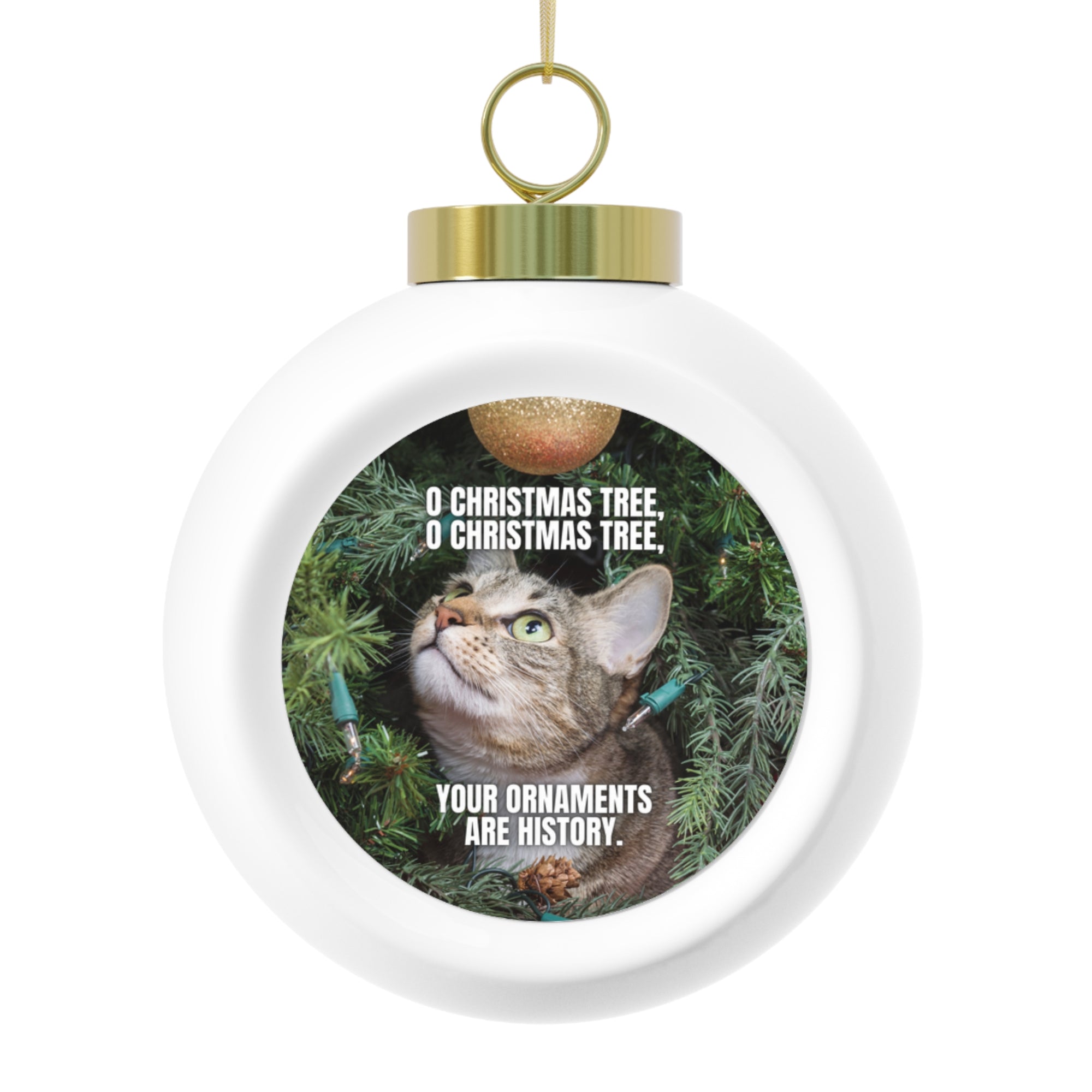 O Christmas Tree Ball Ornament