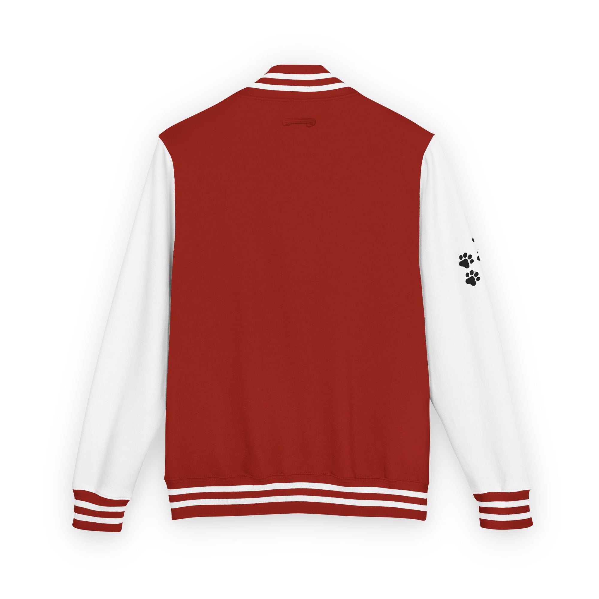 Cat Lady Hanging in There Colorful Letterman Jacket