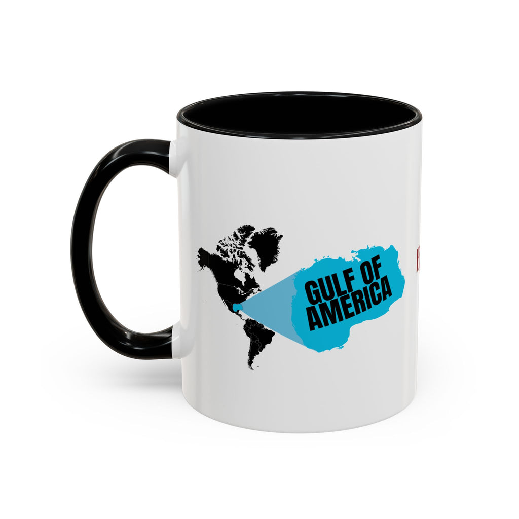 American Gulf Map Accent Coffee Mug