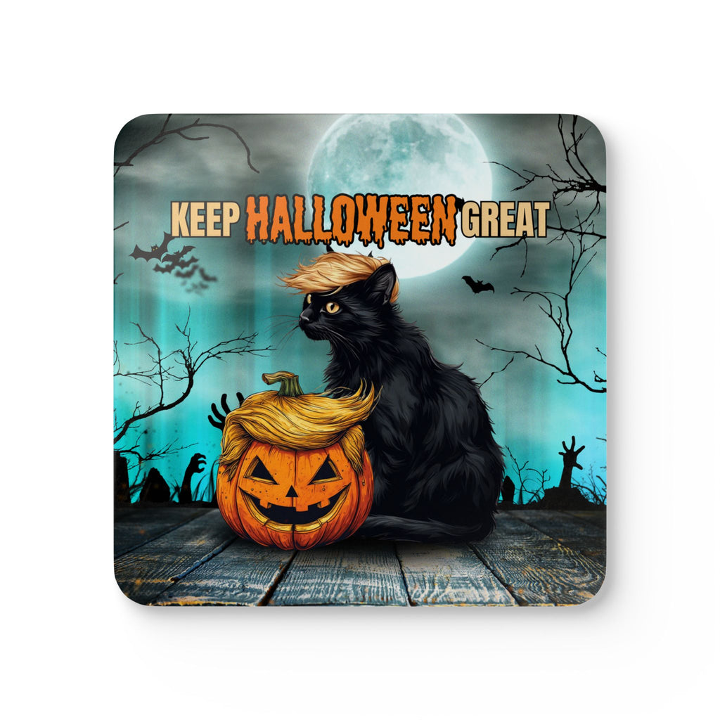 Keep Halloween Great Cork Coaster Set