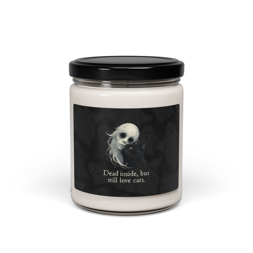 Dead Inside Scented Soy Candle, Halloween Decor