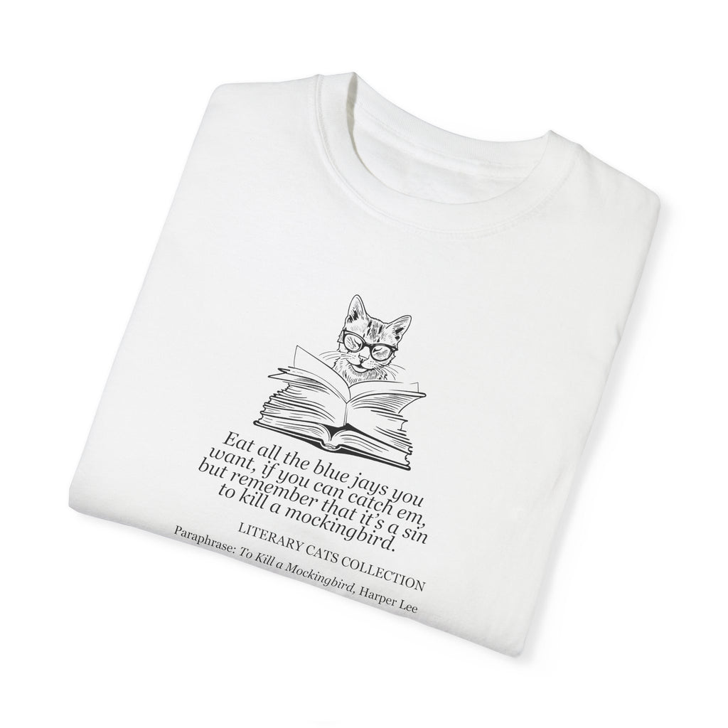 Literary Cat Unisex T-Shirt - To Kill a Mockingbird
