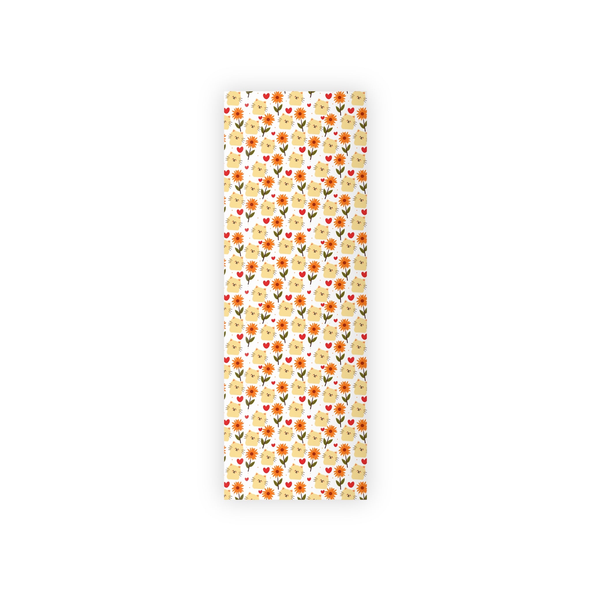 Flower Kitty Wrapping Paper – Cute Cat Gift Wrap