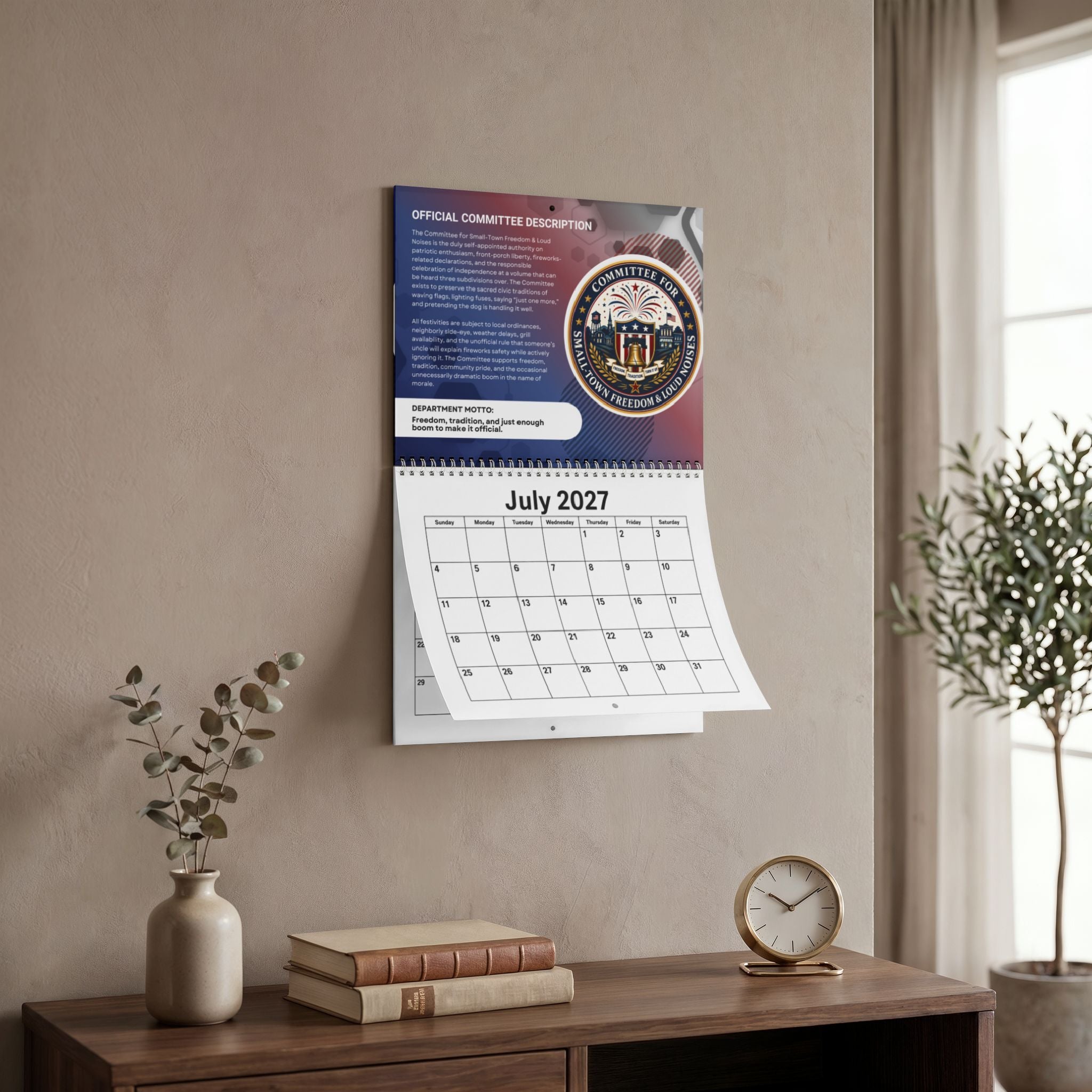 The Officially Unofficial 2027 Wall Calendar