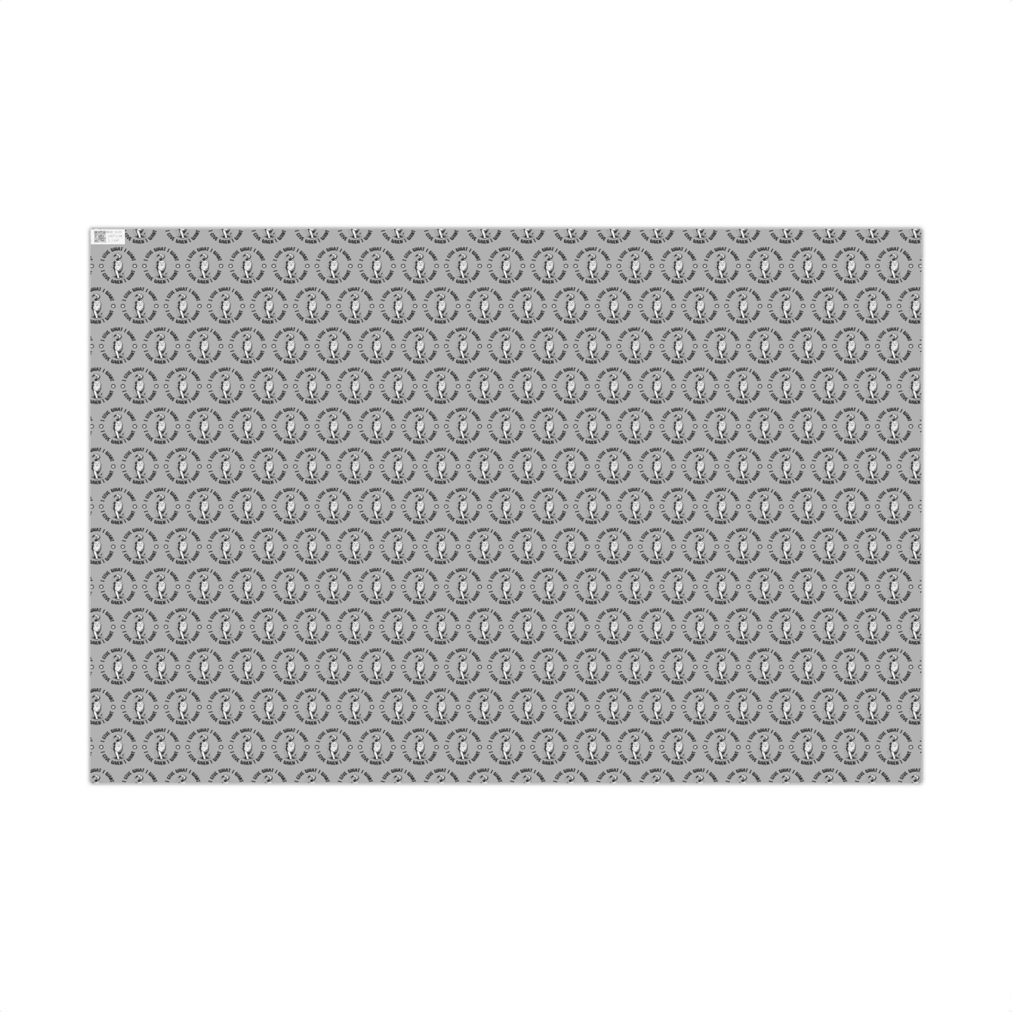 I Give What I Want – Cat Lover Gift Wrap (All-Occasion)