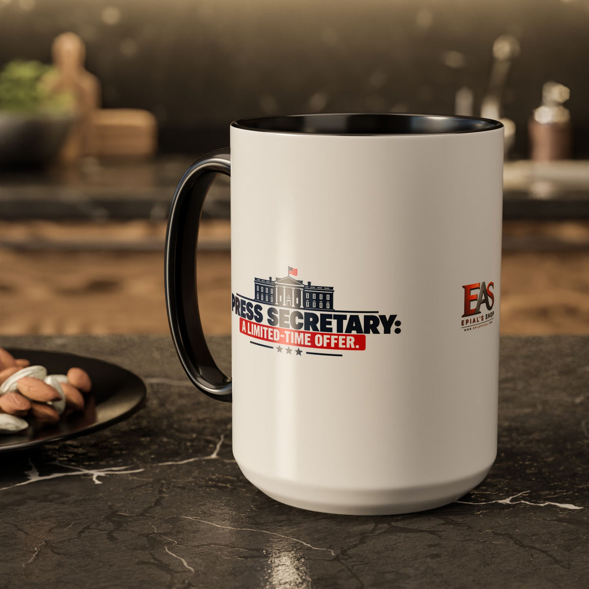 Press Secretary: A Limited-Time Offer Mug | Funny Political Humor Coffee Cup | 11 oz & 15 oz