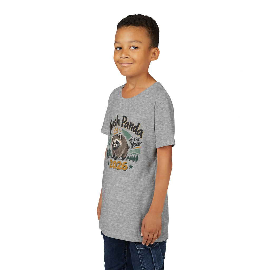 Trash Panda of the Year 2026 Youth T-Shirt | Jimothy-Inspired Raccoon Tee