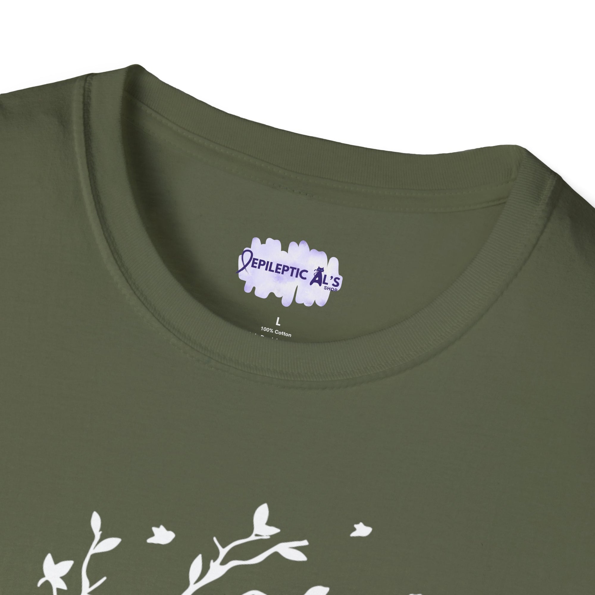 Cat in a Tree Unisex Softstyle T - Shirt - T - Shirt - Epileptic Al’s Shop