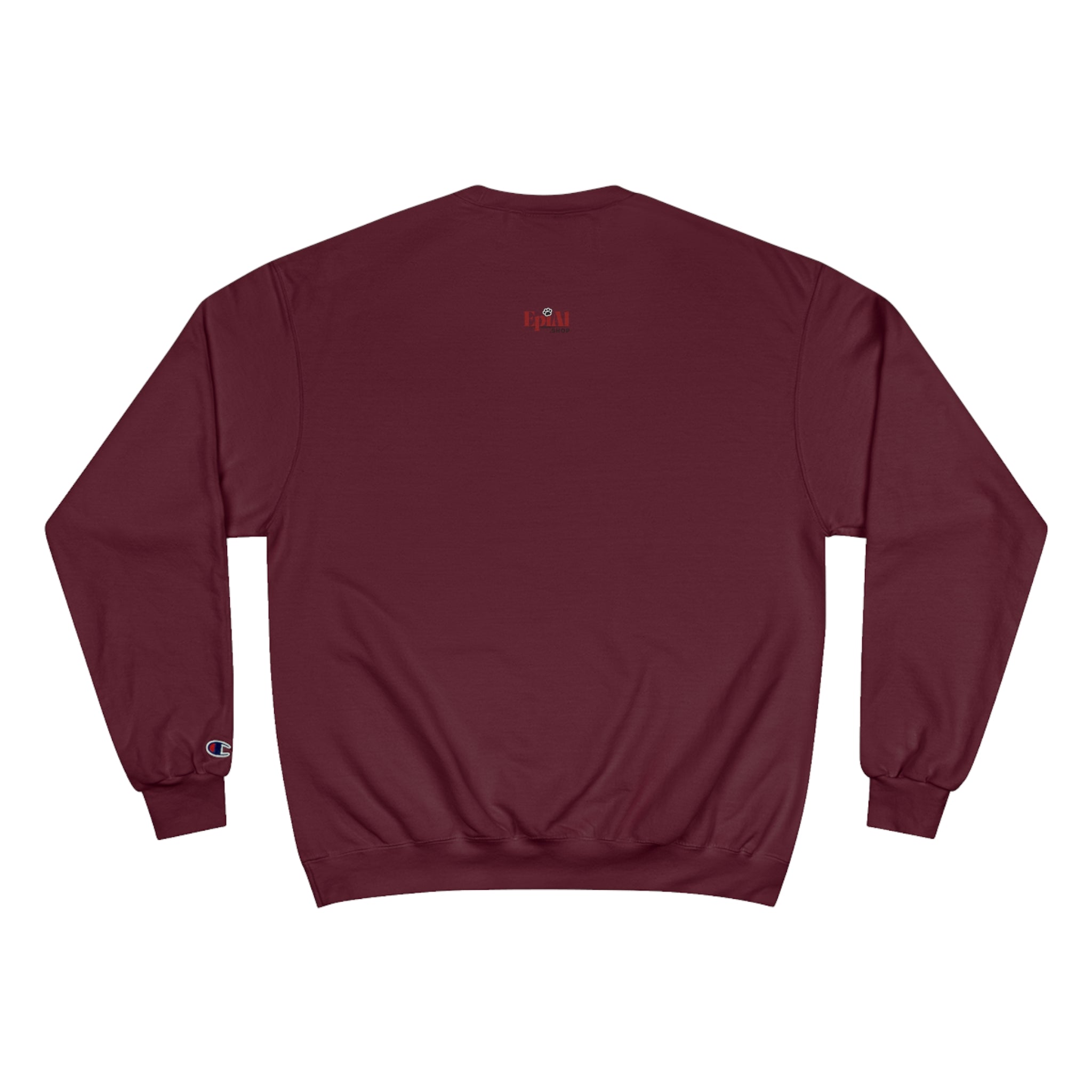 Photo depicting the ​Trump is Back 47 Champion Sweatshirt from EpiAl's Shop.