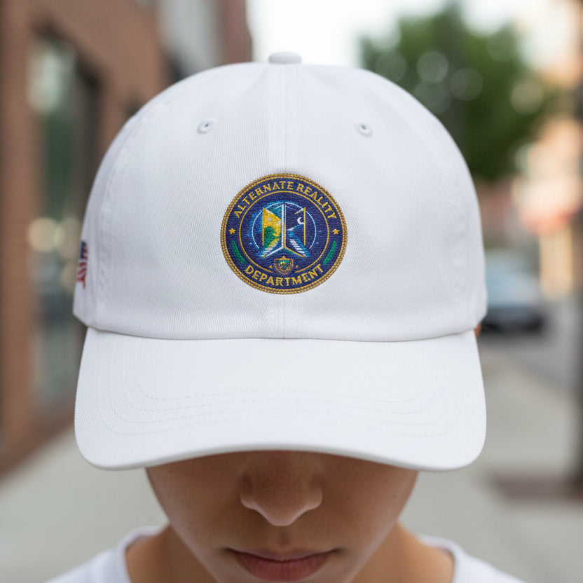Alternate Reality Department Embroidered Hat – Satirical Seal Cap