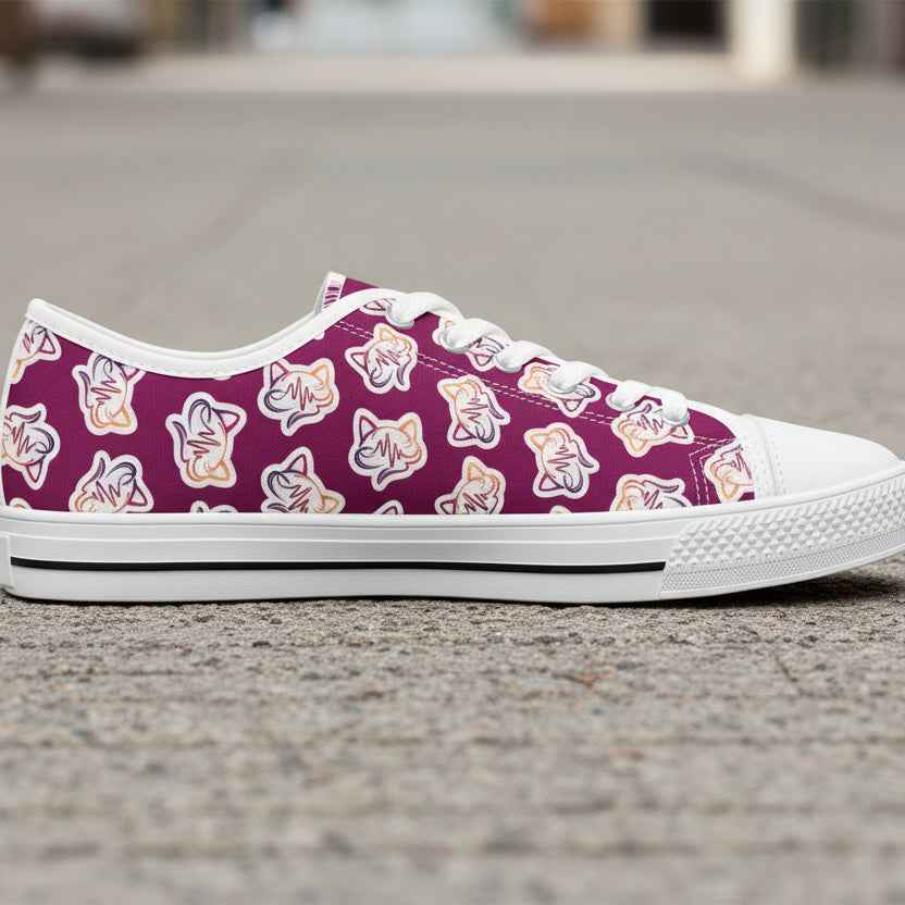 Neurostrong Stride Cat Women'sLow-Top Sneakers