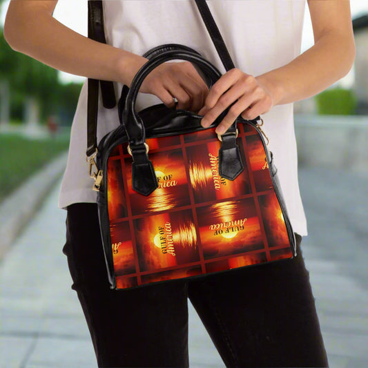 Sunset Gulf of America Shoulder Handbag – Stylish Tote